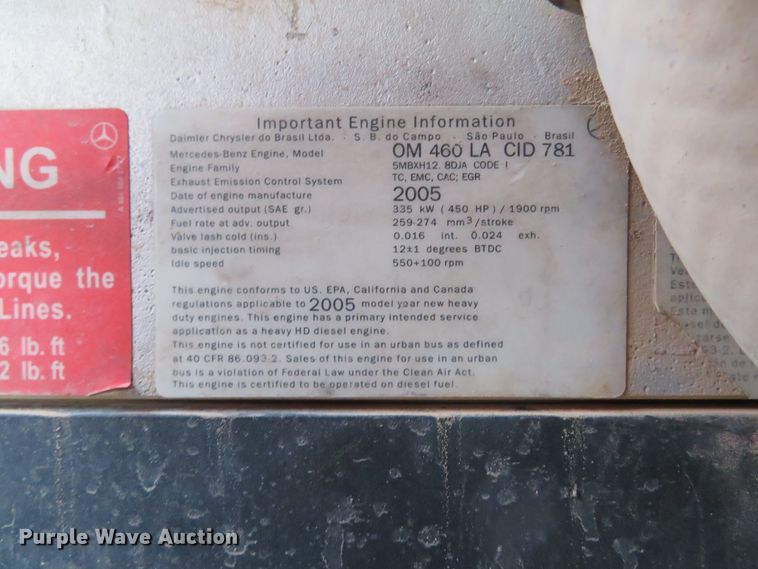 image for item DI2036 2006 Sterling LT9513 semi truck