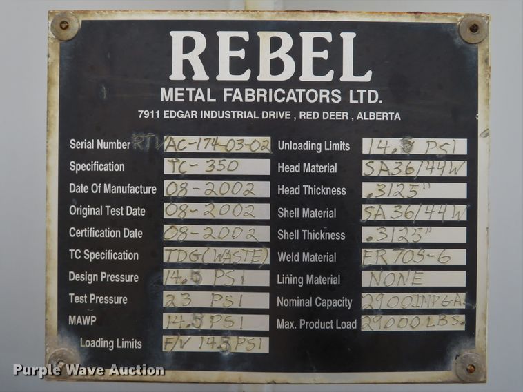 image for item DI2040 2002 International 5600i vacuum truck