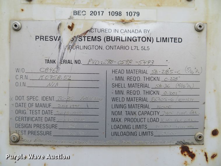 image for item DI2041 1999 International Paystar 5000 vacuum truck