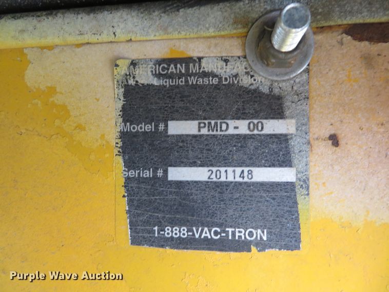 image for item DI2049 2000 Vactron PMD-800DT hydrovac trailer