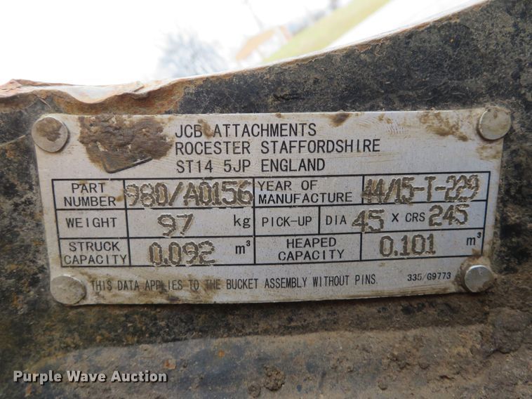 image for item DI2050 2016 JCB 55Z-1 mini excavator