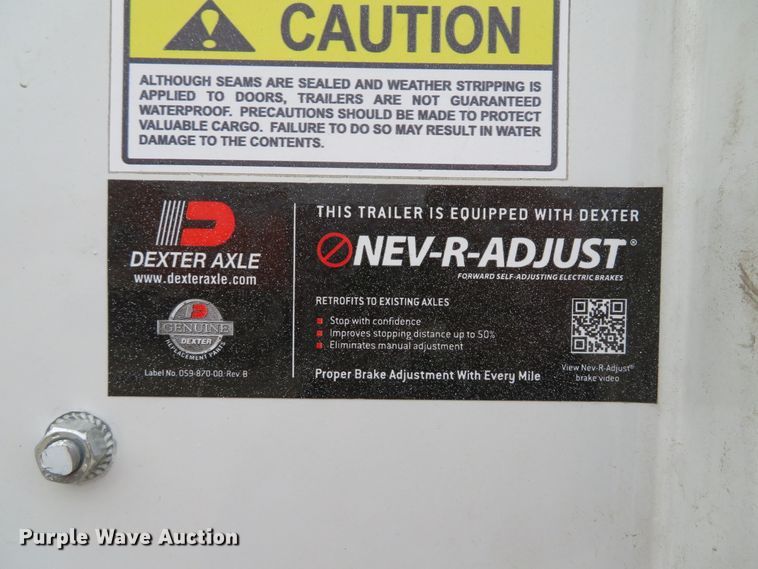 image for item DI2051 2017 Cm Trailers CMC5270-2000260 enclosed cargo trailer