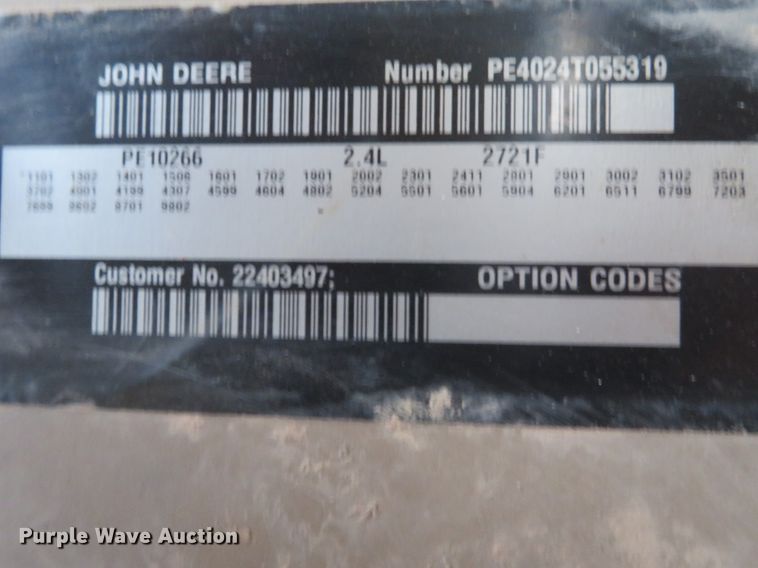 image for item DI2057 2006 Ingersoll Rand P185WJD air compressor
