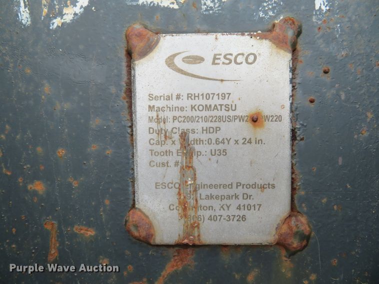 image for item DI2062 2014 Esco 24"W excavator bucket