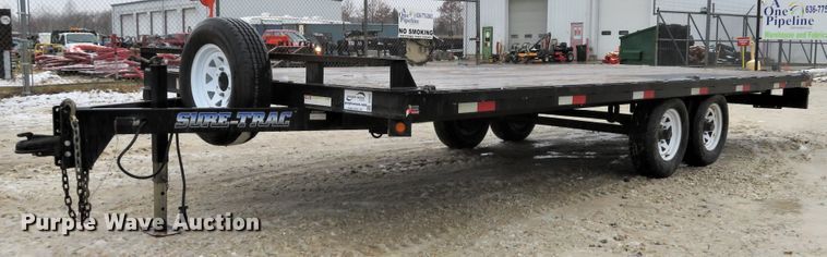 image for item DI2063 2011 Sure Trac ST10220TD02A-B-100 equipment trailer