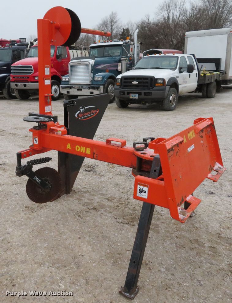 image for item GI9065 Skid steer silt fence plow