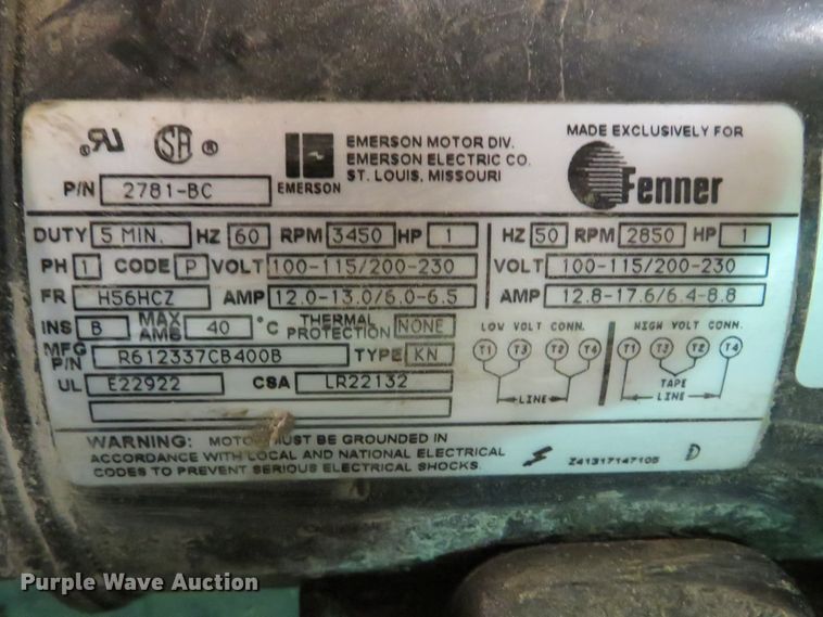 image for item GI9125 Coll-O-Crimp T420 Super I hose crimping machine