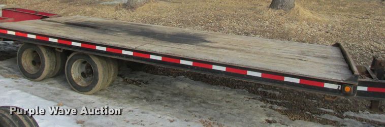 image for item DA8346 1991 Trail King TK20 equipment trailer