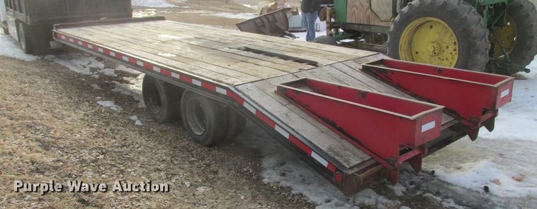 image for item DA8346 1991 Trail King TK20 equipment trailer