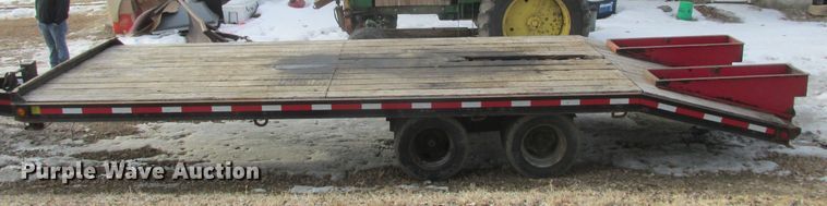 image for item DA8346 1991 Trail King TK20 equipment trailer