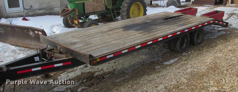 image for item DA8346 1991 Trail King TK20 equipment trailer
