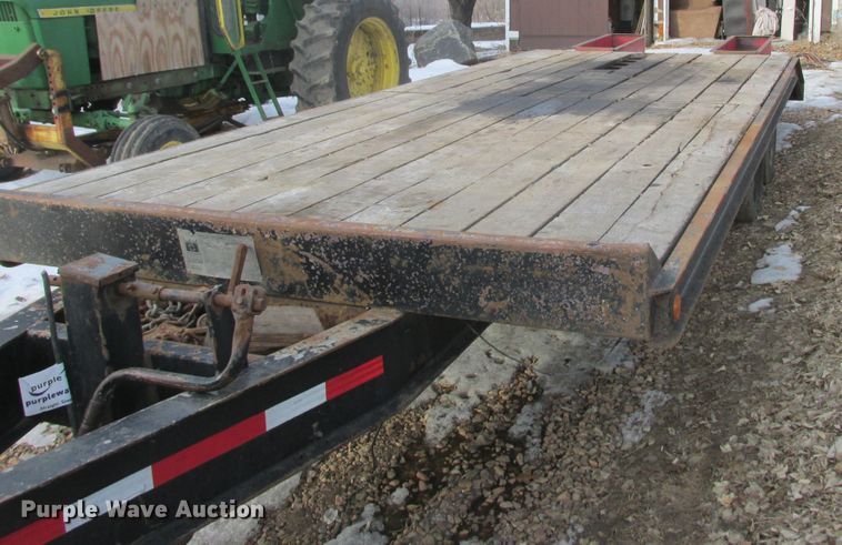 image for item DA8346 1991 Trail King TK20 equipment trailer