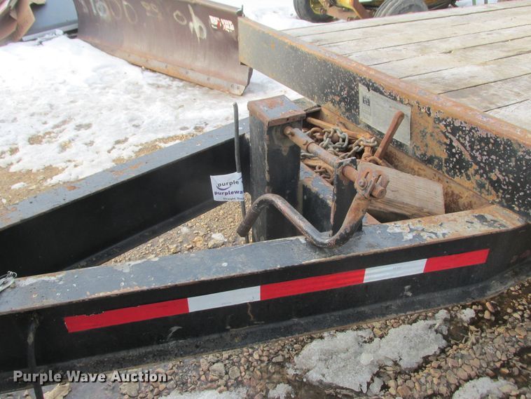 image for item DA8346 1991 Trail King TK20 equipment trailer