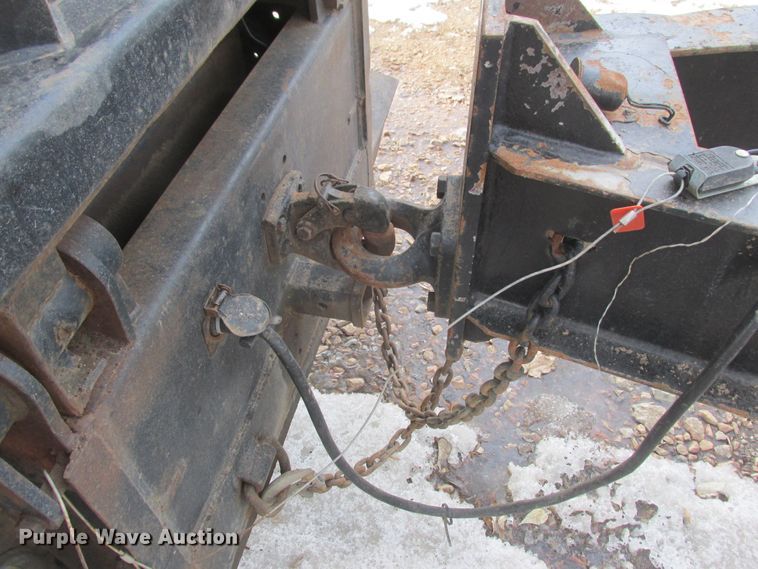 image for item DA8346 1991 Trail King TK20 equipment trailer