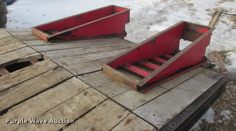 image for item DA8346 1991 Trail King TK20 equipment trailer