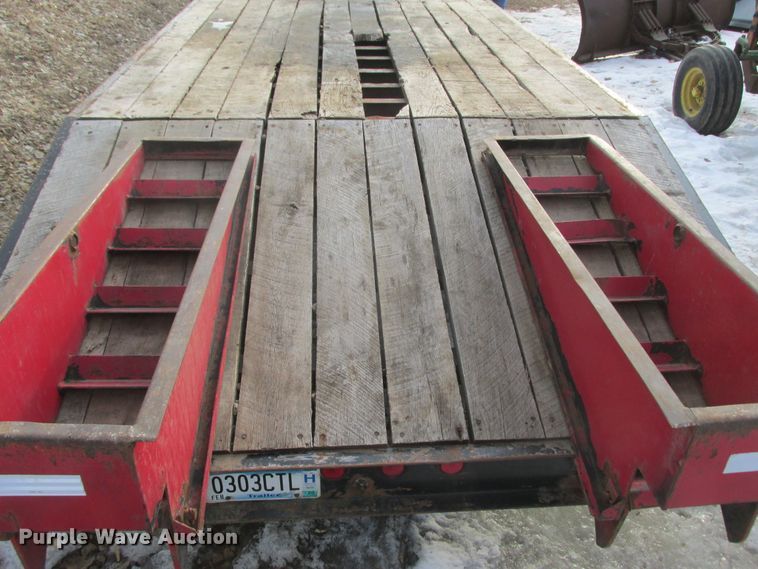 image for item DA8346 1991 Trail King TK20 equipment trailer
