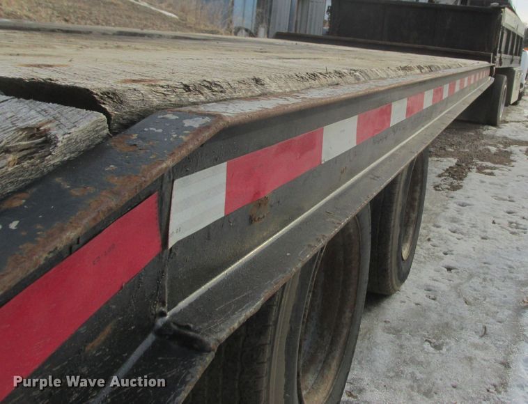 image for item DA8346 1991 Trail King TK20 equipment trailer