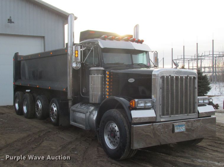 image for item DA8347 1995 Peterbilt 379 dump truck