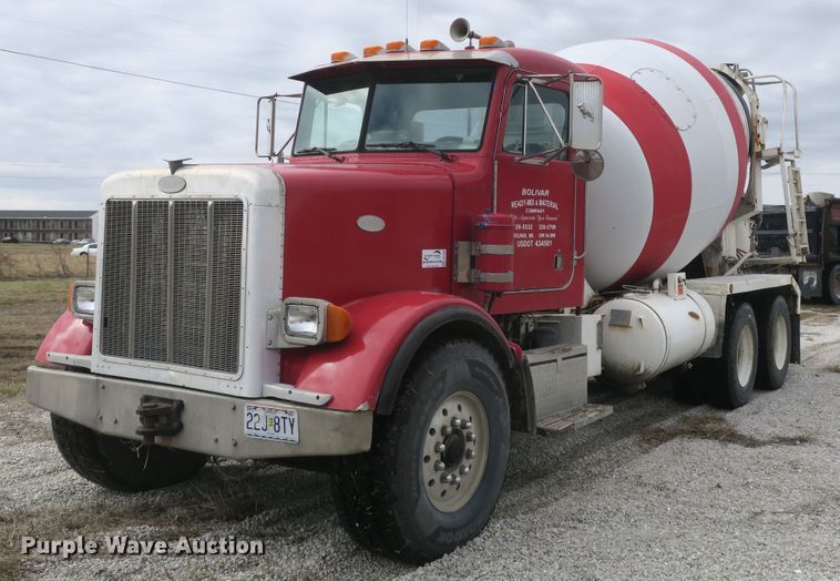 image for item DB10006 1998 Peterbilt 357 ready mix truck