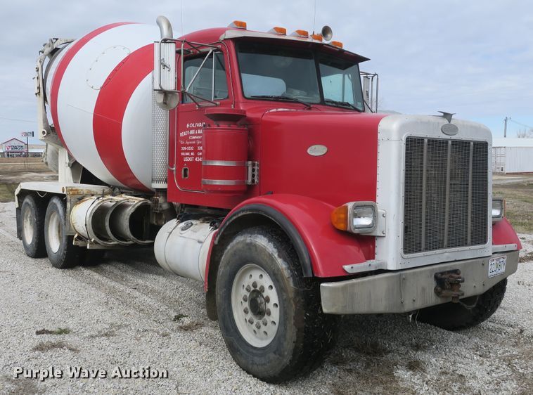 image for item DB10006 1998 Peterbilt 357 ready mix truck