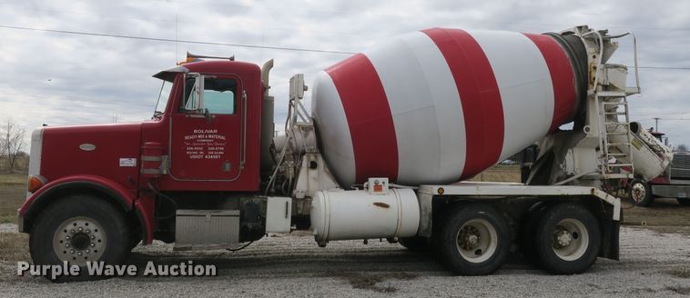 image for item DB10006 1998 Peterbilt 357 ready mix truck