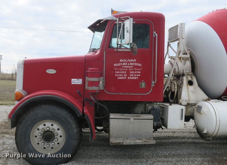 image for item DB10006 1998 Peterbilt 357 ready mix truck