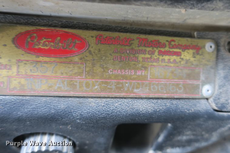 image for item DB10006 1998 Peterbilt 357 ready mix truck