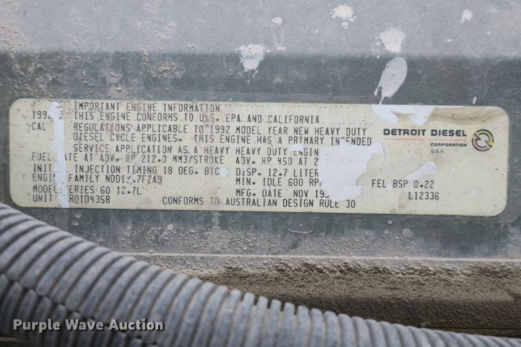 image for item DB10008 1993 Freightliner FLD dump truck