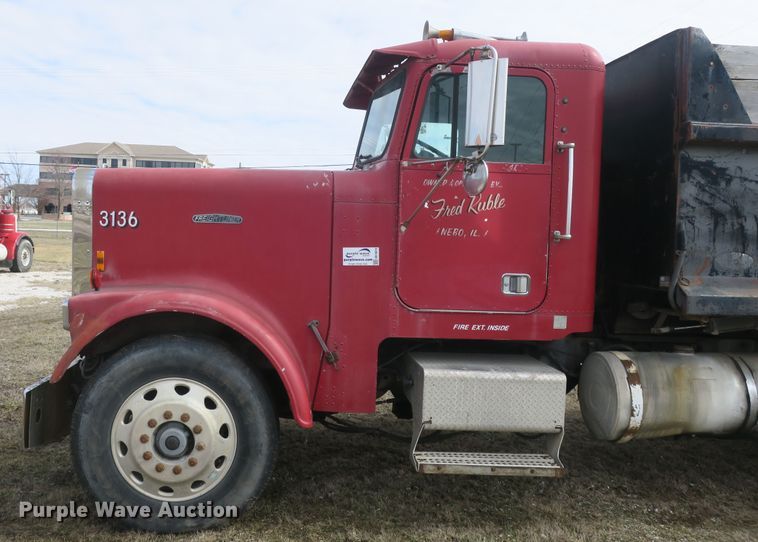 image for item DB10010 1985 Freightliner FLC dump truck