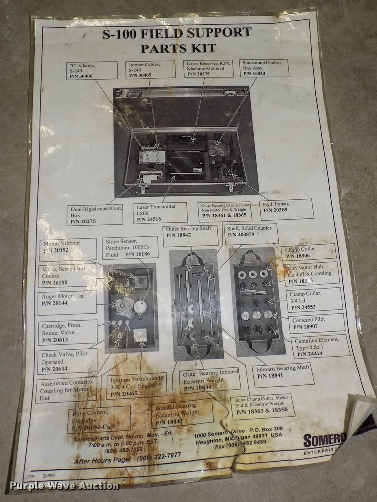 image for item DG2518 1999 Somero S100 laser screed