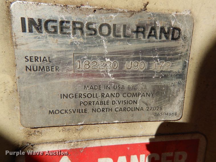 image for item DH2352 Ingersoll Rand 130 air compressor