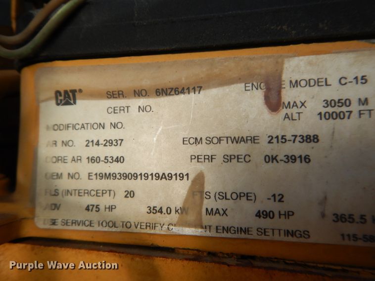 image for item DH4339 2002 Kenworth W900 semi truck