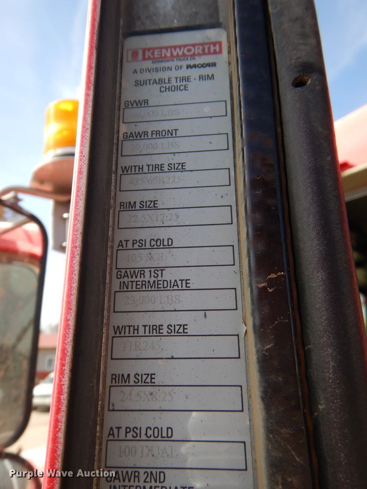 image for item DH4366 2001 Kenworth T800 dump truck