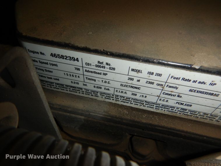 image for item DH4377 2007 Freightliner FC80 street sweeper truck