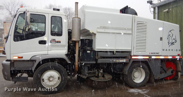 image for item DH4379 2004 GMC T7500 street sweeper truck