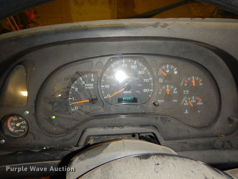 image for item DH4379 2004 GMC T7500 street sweeper truck