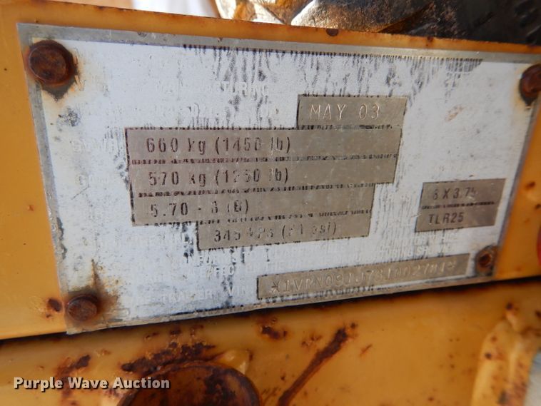 image for item DH6372 2003 Vermeer SC252 stump grinder