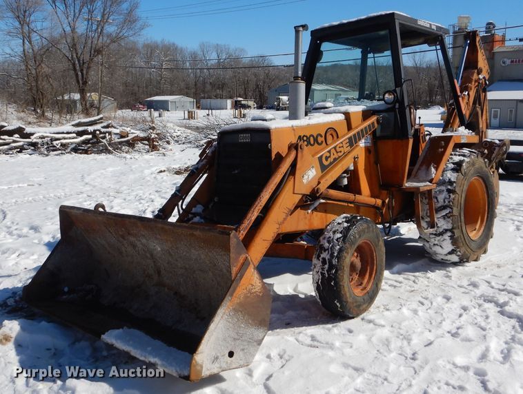image for item DH6375 1980 Case 480C backhoe
