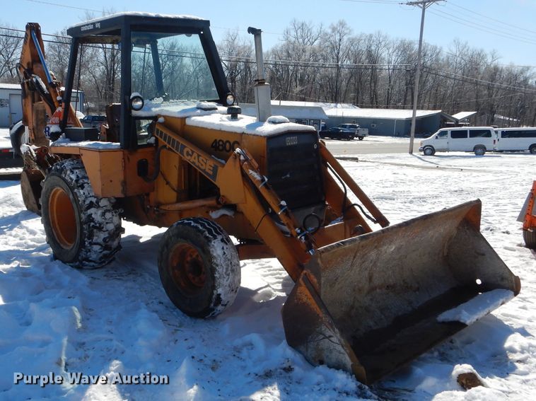 image for item DH6375 1980 Case 480C backhoe