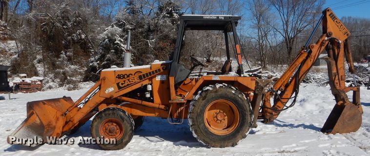 image for item DH6375 1980 Case 480C backhoe
