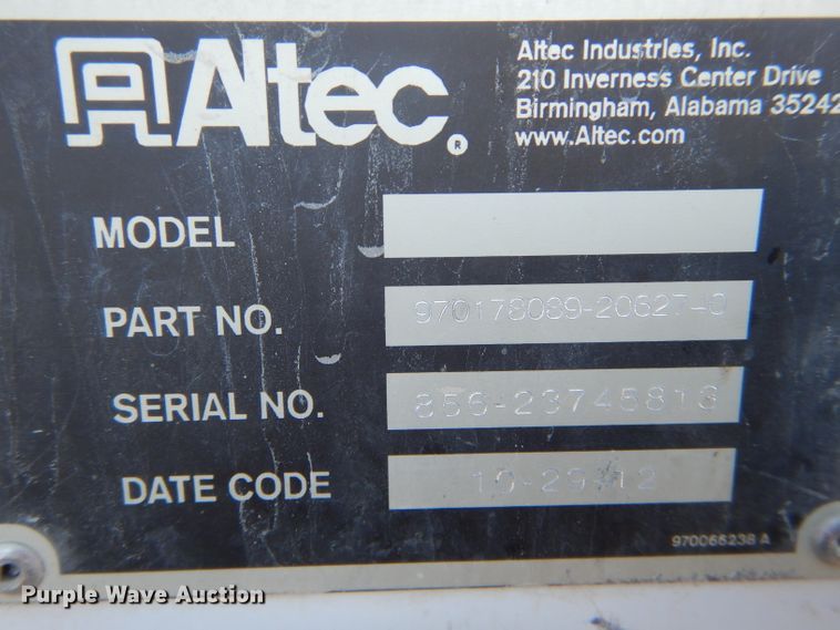 image for item DH6383 2012 Dodge Ram 5500 bucket truck