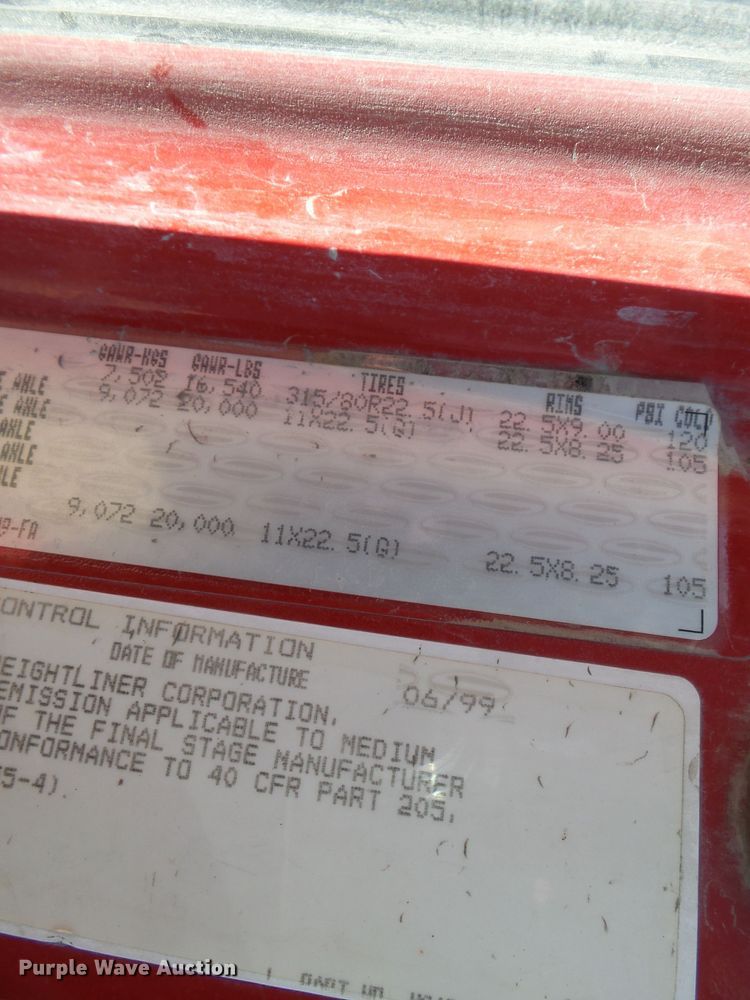 image for item DH7858 2000 Sterling L-Line construction dump truck