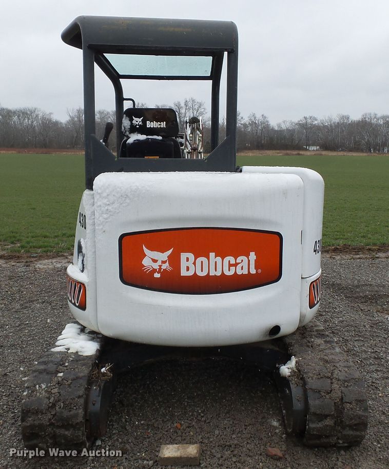 image for item DH7873 2004 Bobcat 430 ZHS mini excavator