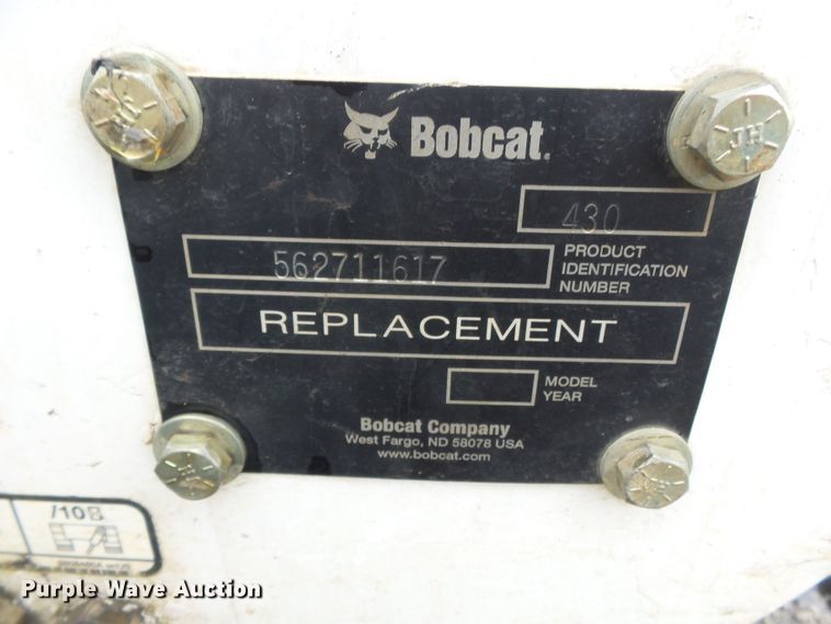 image for item DH7873 2004 Bobcat 430 ZHS mini excavator