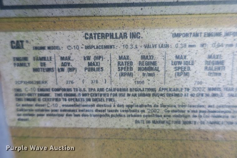 image for item EA9429 Caterpillar C10 10.3L six cylinder diesel engine
