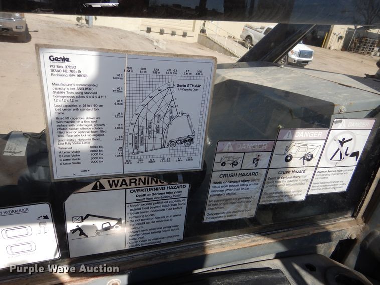 image for item EK9151 2007 Terex GTH842  telehandler