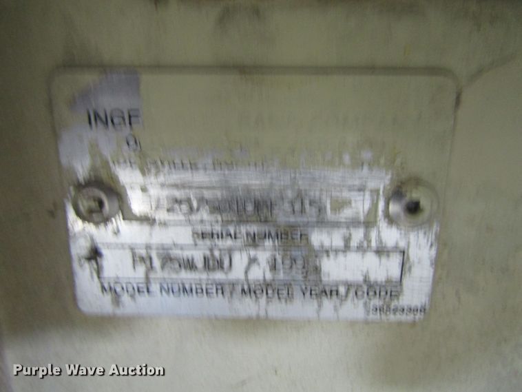 image for item FD9367 Ingersoll Rand P175WJDE1995 air compressor