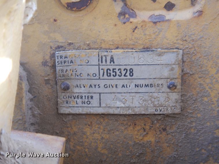 image for item FU9083 1976 Caterpillar 627B conventional scraper