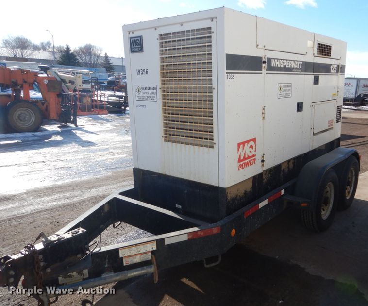 image for item FU9086 2010 Whisperwatt DCA-125USI generator