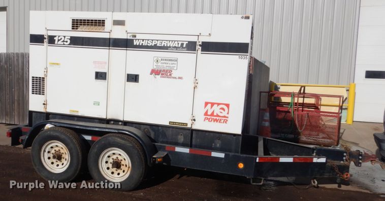 image for item FU9086 2010 Whisperwatt DCA-125USI generator